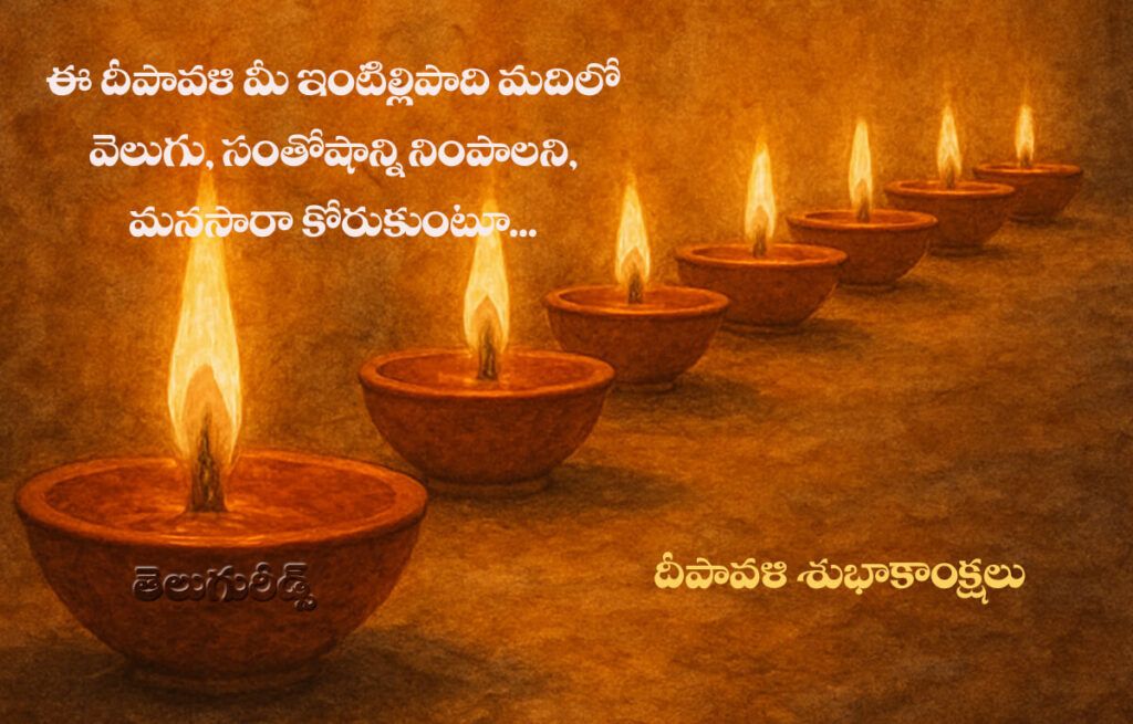 మీకు దీపావళి శుభాకాంక్షలు 2025