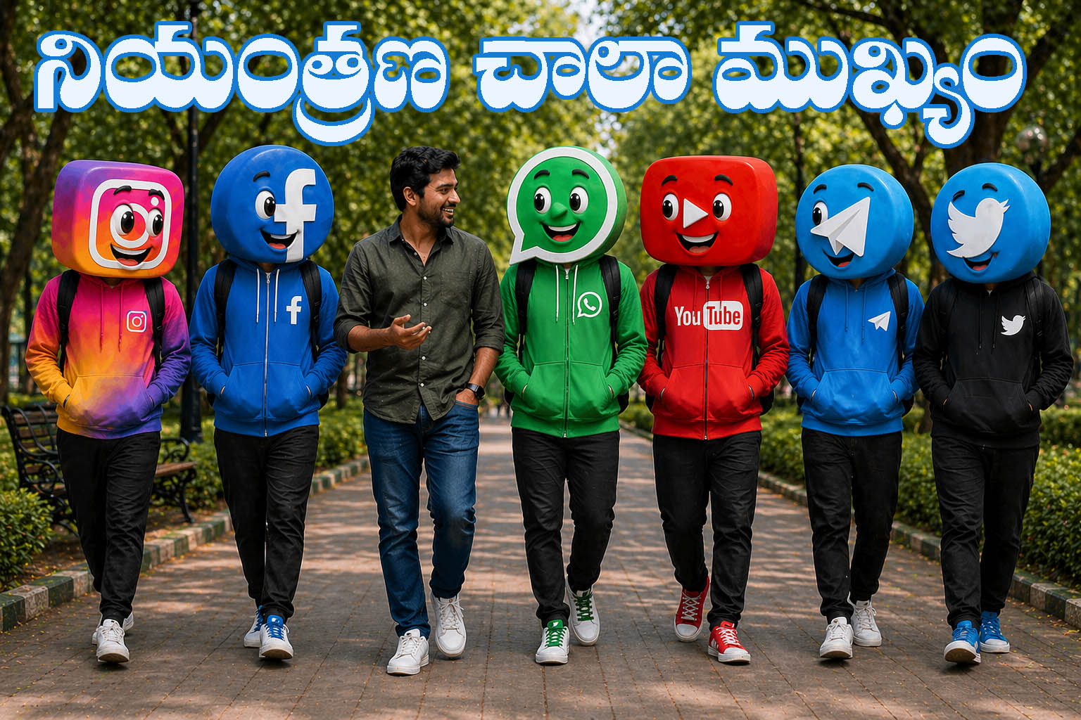 Read more about the article Talking Social Media Apps with man in a park